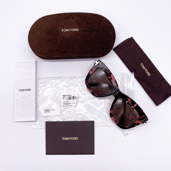 NEW TOM FORD DASHA TF822 56E WOMEN’S SUNGLASSES TOM FORD FT0822/S 56E - Picture 11 of 11